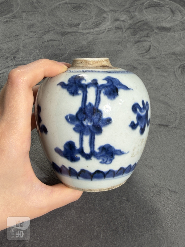 清康熙青花杂宝纹小罐 - 图6